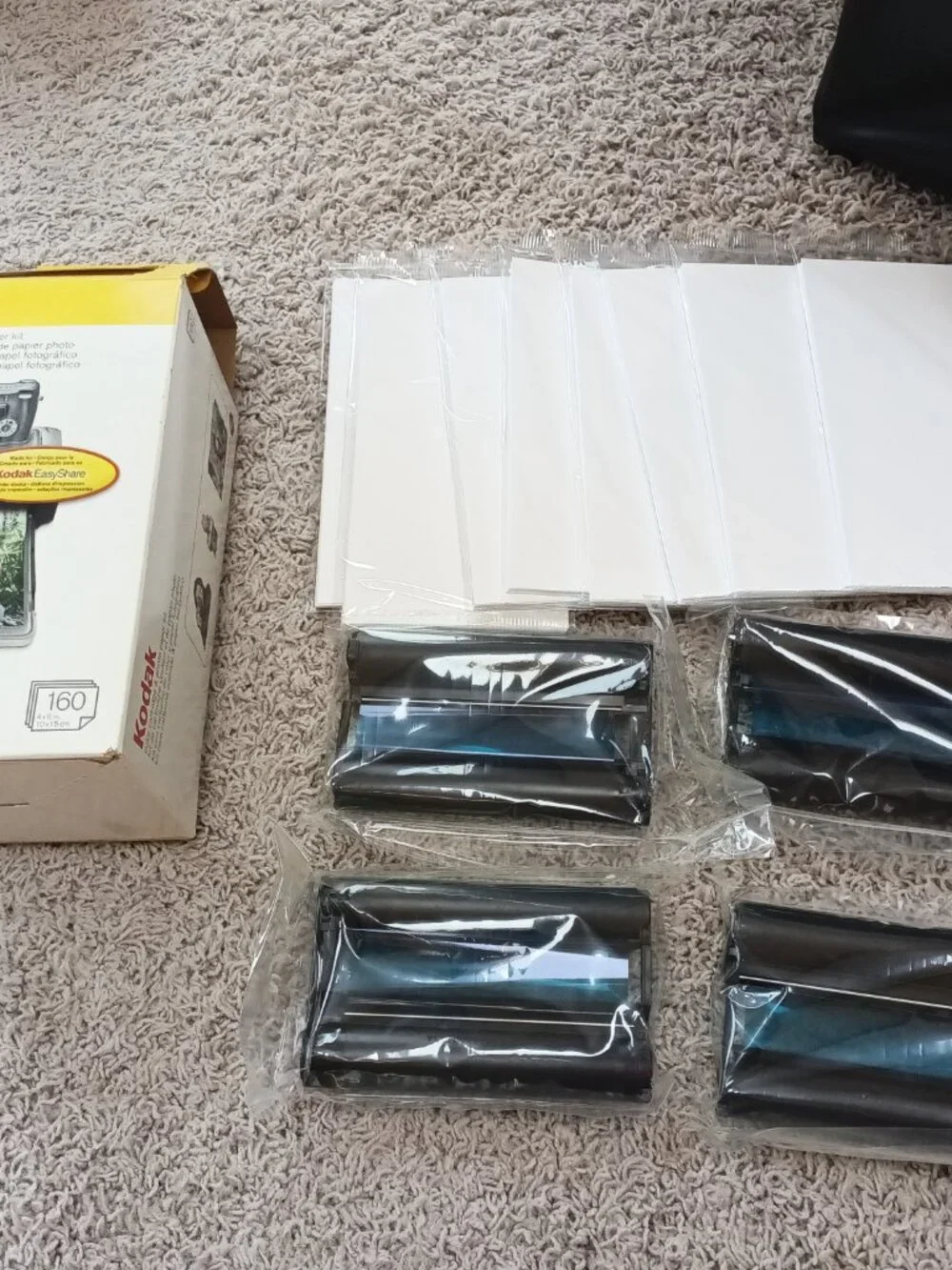 New Kodak EasyShare 4 Color Cartridges & 8 Photo Paper Kit Set NRFP 2005
